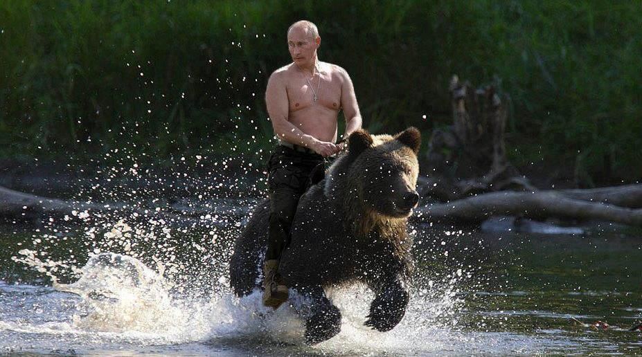 Putin Rides a Bear
