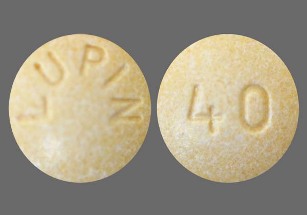 Lisinopril tablet, 40 Mg