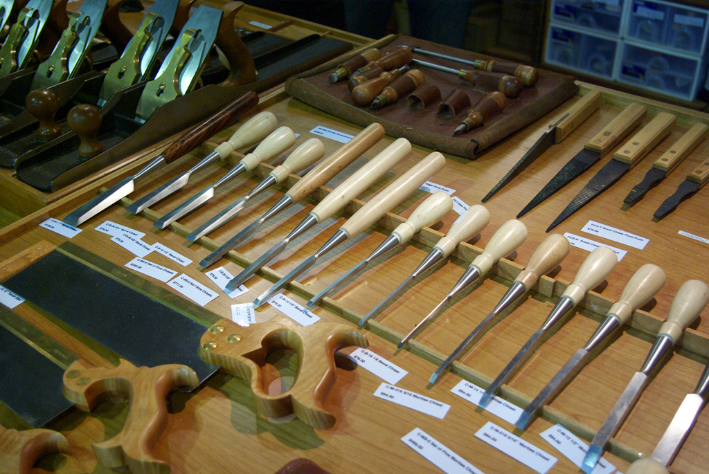 Various woodworking tools
