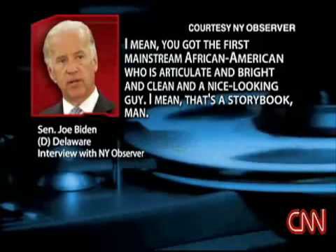 (Uncle) Joe Biden describing Barack Obama