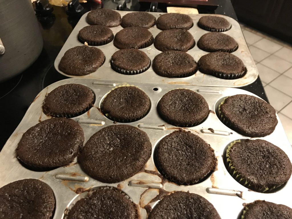 Ghirardelli chocolate cupcakes