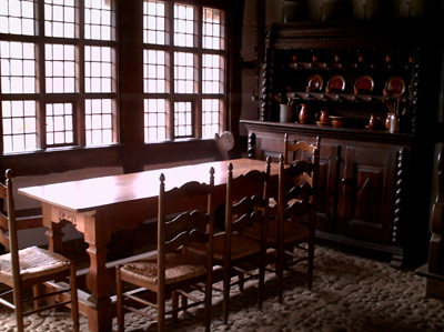 A traditional German family dining room; photo courtesy R. Engelhardt
