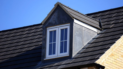 A new roof with a dormer