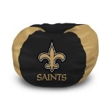 A retro New Orleans Saints football bean bag chair