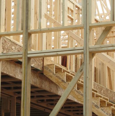Residential wood frame construction; photo © KSmith Media, LLC