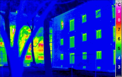 Thermal Image of a Home